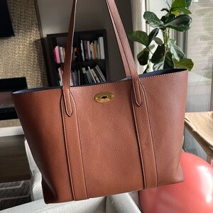 Mulberry Chestnut Leather Tote Bag